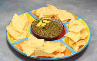 Roasted Pineapple Tomatillo Salsa