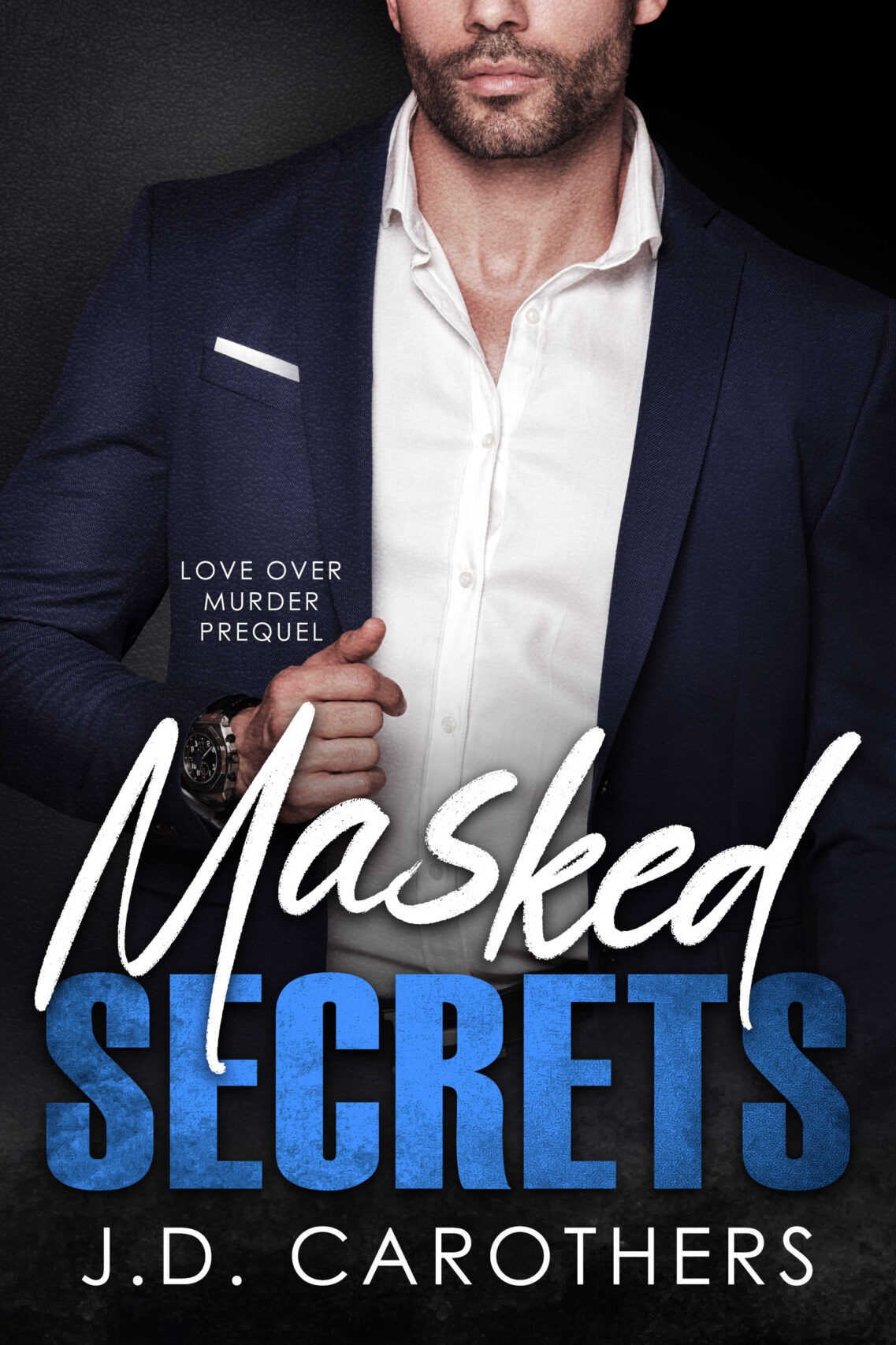 Book Cover with model for Masked Secrets
