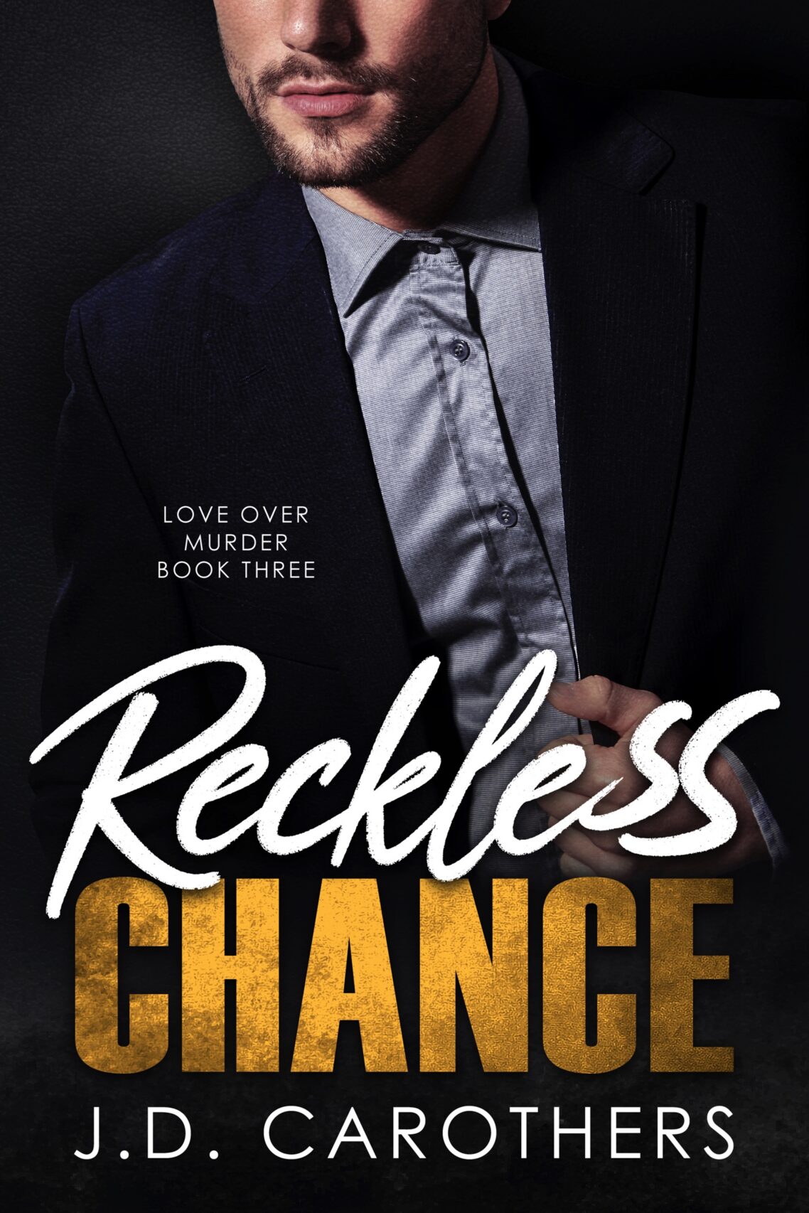 Book Cover with model for Reckless Chance
