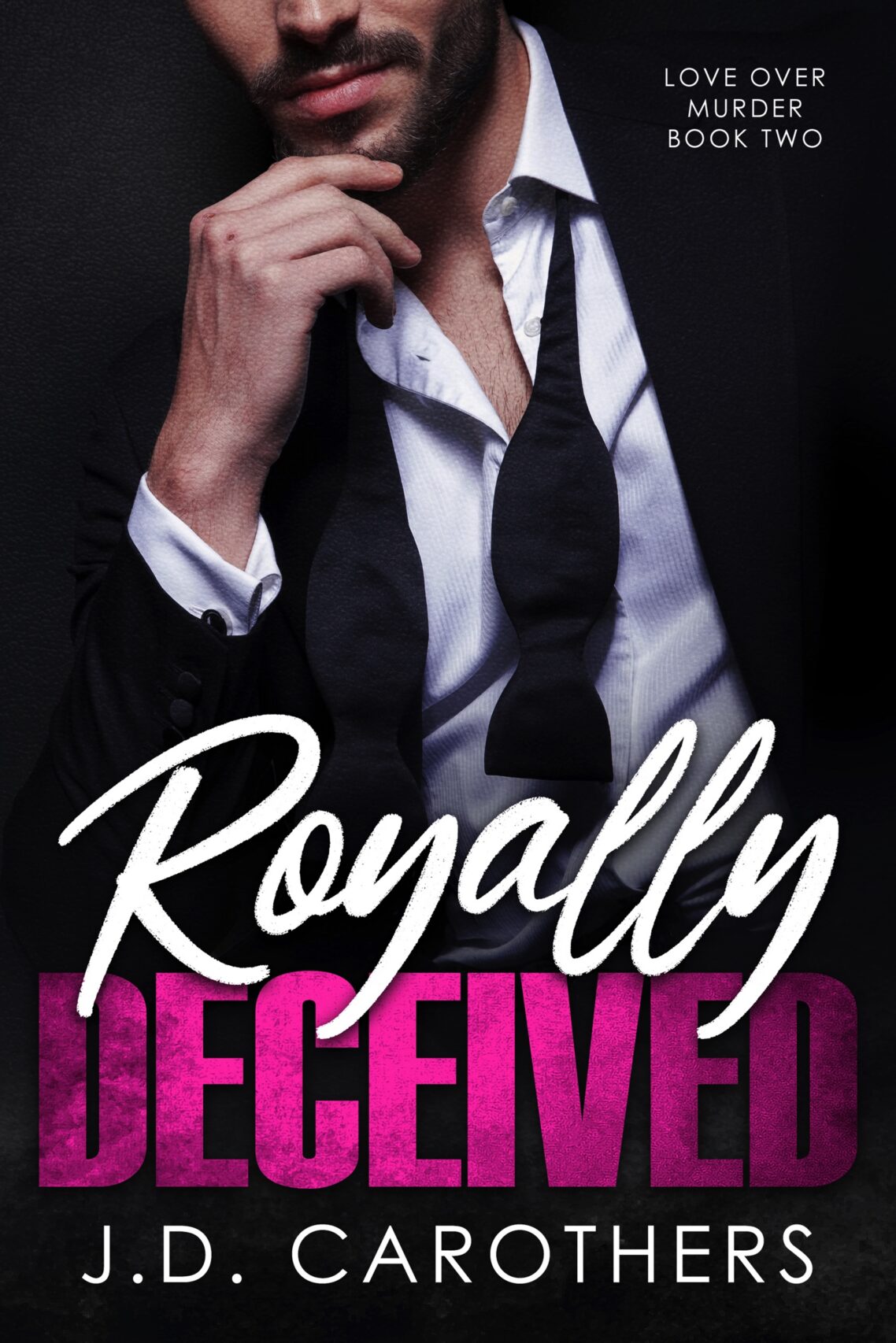 Book Cover with model for Royally Deceived