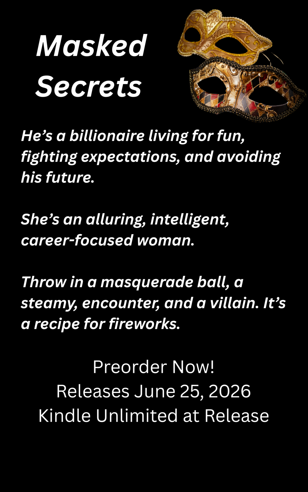 Masked Secrets Short Blurb