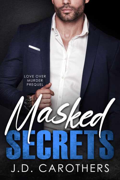 Masked Secrets book cover with model
